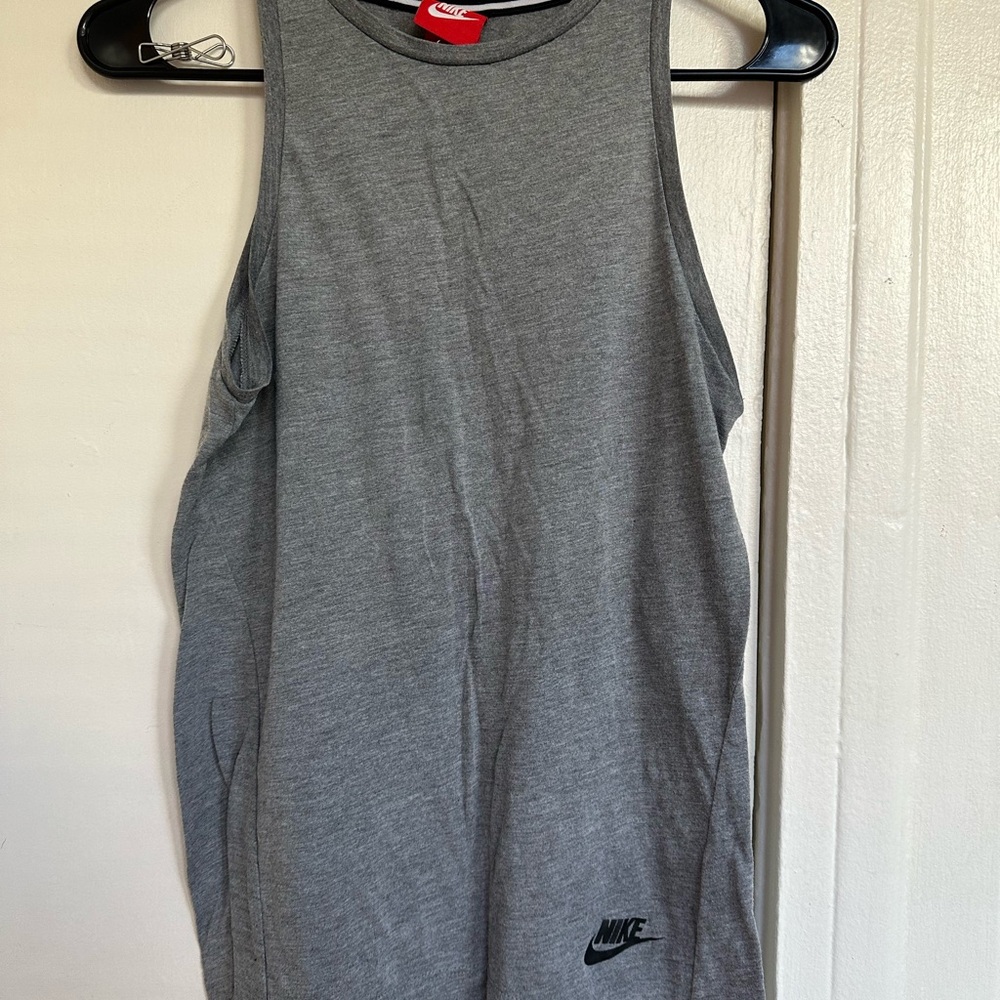Nike Gray Muscle Tee for Women